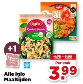 PLUS Alle Iglo Maaltijden aanbieding