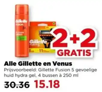 PLUS Alle Gillette en Venus aanbieding