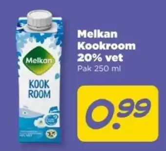 PLUS Melkan Kookroom 20% vet aanbieding