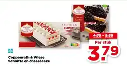 PLUS Coppenrath & Wiese Schnitte en cheesecake aanbieding