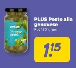 PLUS Plus Pesto alla genovese aanbieding