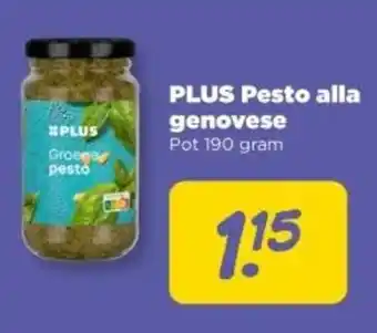 PLUS Plus Pesto alla genovese aanbieding