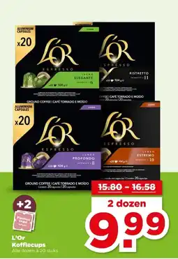 PLUS L'Or Koffiecups aanbieding