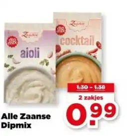 PLUS Alle Zaanse Dipmix aanbieding
