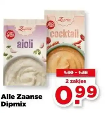 PLUS Alle Zaanse Dipmix aanbieding