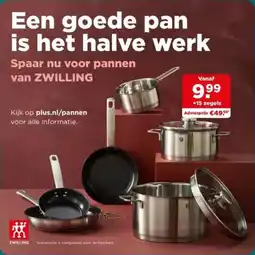 PLUS Een goede pan is het halve werk aanbieding