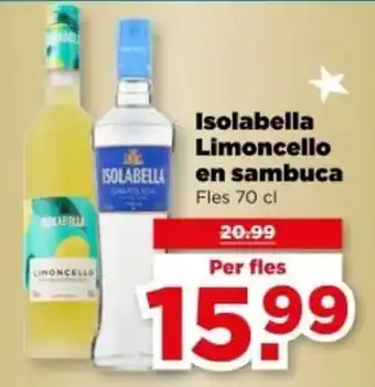 PLUS Isolabella Limoncello en Sambuca aanbieding