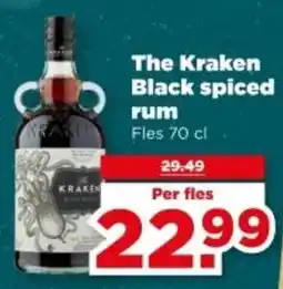 PLUS The Kraken Black spiced rum aanbieding
