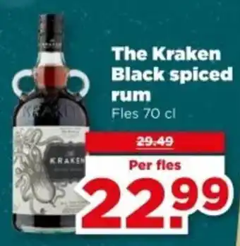 PLUS The Kraken Black spiced rum aanbieding