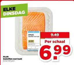 PLUS PLUS Zalmfilet met huld aanbieding