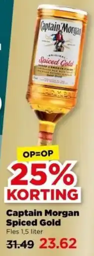 PLUS Captain Morgan Spiced Gold aanbieding