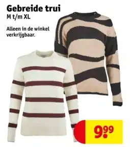 Kruidvat Gebreide trui aanbieding