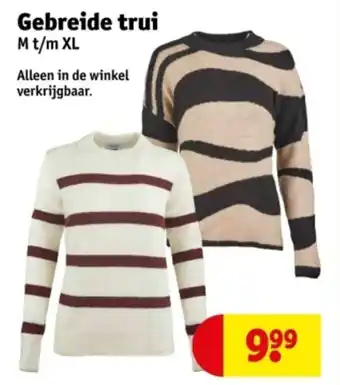 Kruidvat Gebreide trui aanbieding