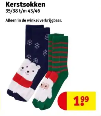 Kruidvat Kerstsokken aanbieding