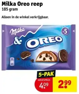 Kruidvat Milka Oreo reep aanbieding