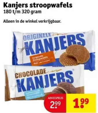 Kruidvat Kanjers stroopwafels aanbieding