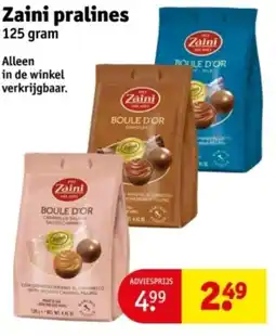 Kruidvat Zaini pralines aanbieding