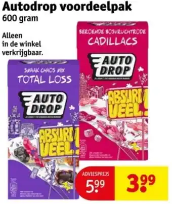 Kruidvat Autodrop voordeelpak aanbieding