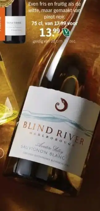 Albert Heijn Blind River Sauvignon Blanc aanbieding