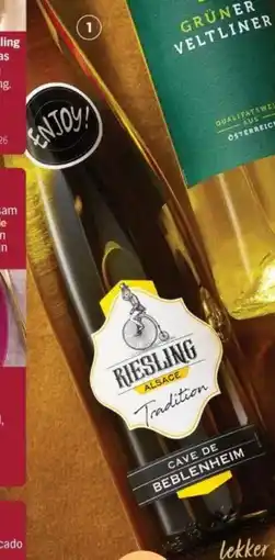 Albert Heijn Cave de Beblenheim Riesling aanbieding