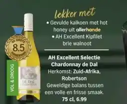 Albert Heijn AH Excellent Selectie Chardonnay de Dal aanbieding