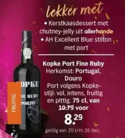 Albert Heijn Kopke Port Fine Ruby aanbieding