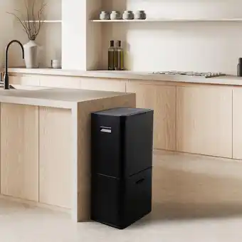 Action Prullenbak met afvalscheiding - 70 liter aanbieding