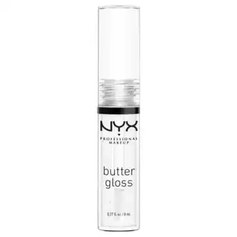 Kruidvat NYX Professional Makeup Butter Gloss 54 Clear Lipgloss aanbieding