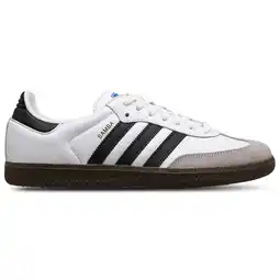 Foot Locker Adidas Samba Sneakers Heren - Wit - Maat 40 - Leer aanbieding