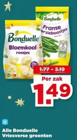 PLUS Alle Bonduelle Vriesverse Groenten aanbieding