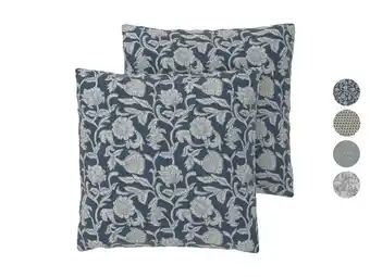 Lidl LIVARNO Set van 2 kussenslopen 50 x 60 cm aanbieding