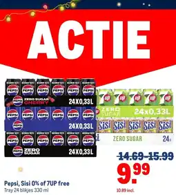 Makro Pepsi, Sisi 0% of 7UP free aanbieding