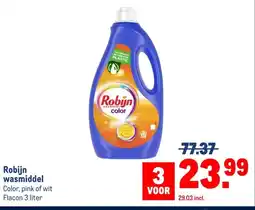 Makro Robijn wasmiddel aanbieding