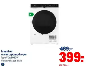 Makro Inventum warmtepompdroger aanbieding