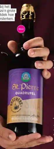 Albert Heijn Brouwers x St. Pierre Quadrupel aanbieding