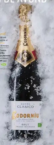 Albert Heijn Codorníu Clasico Cava Brut Bio aanbieding