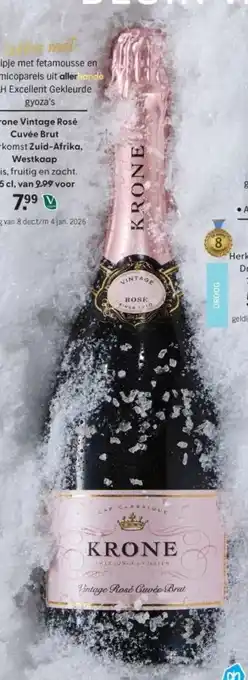 Albert Heijn Krone Vintage Rosé Cuvée Brut aanbieding