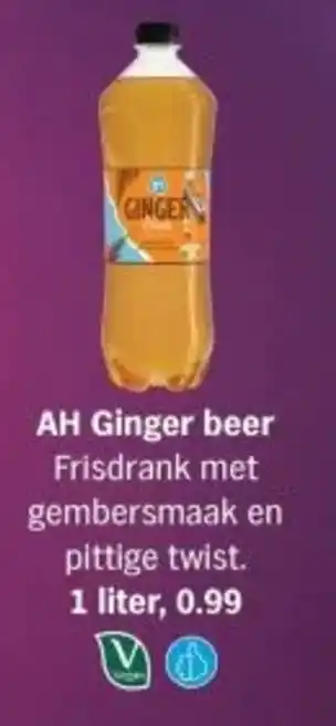 Albert Heijn AH Ginger beer aanbieding