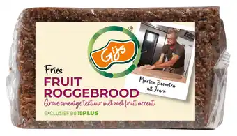 PLUS GIJS Fruit roggebrood aanbieding