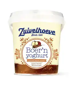 PLUS Zuivelhoeve Boer'n yoghurt Appel Kaneel aanbieding