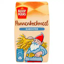 PLUS Koopmans Pannenkoekmeel kabouter aanbieding