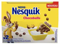 PLUS Nestlé Nesquik Chocoballs 2x 120g aanbieding