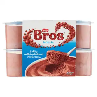 PLUS Nestlé Bros Melkchocolade mousse 4st aanbieding