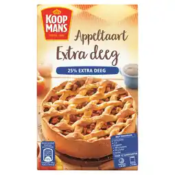 PLUS Koopmans Appeltaart extra deeg bakmix aanbieding