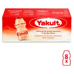 PLUS Yakult Drink original 8-pack aanbieding