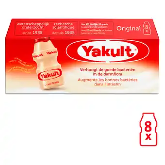 PLUS Yakult Drink original 8-pack aanbieding