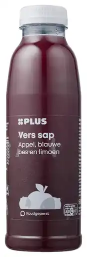 PLUS PLUS vers sap appel blauwe bes limoen aanbieding