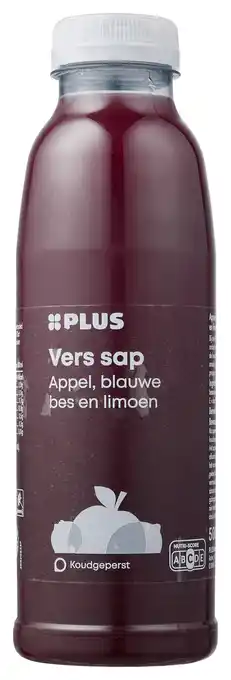 PLUS PLUS vers sap appel blauwe bes limoen aanbieding