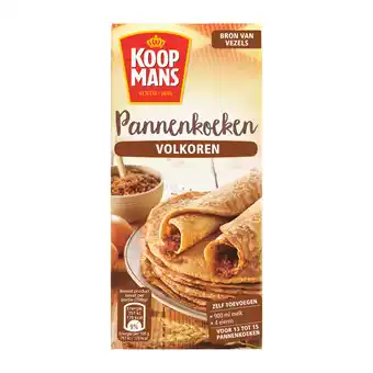 PLUS Koopmans Pannenkoekenmix volkoren aanbieding