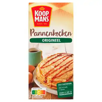 PLUS Koopmans Pannenkoekenmix origineel aanbieding